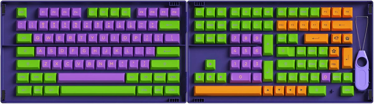 158 Keys PBT Double Shot Keycaps with Collection Box R59660