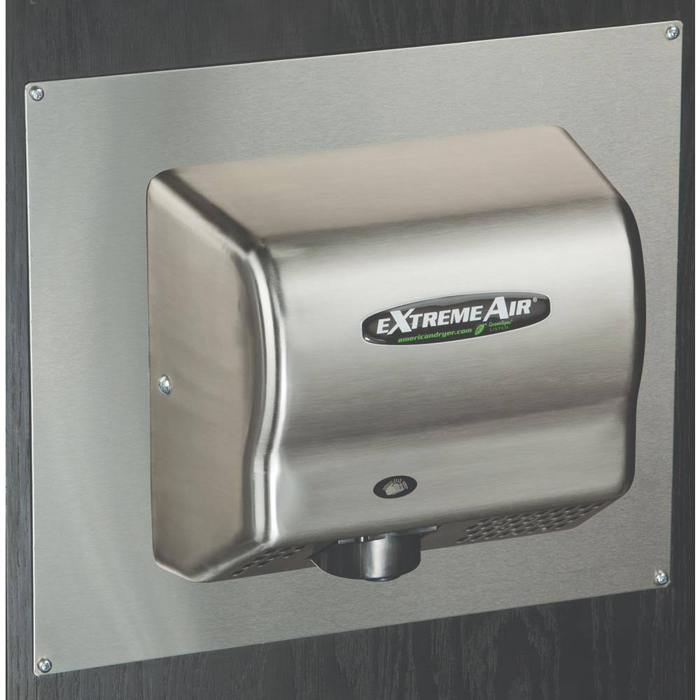Stainless Steel Universal Adapter Plate for American Hand Dryer N302