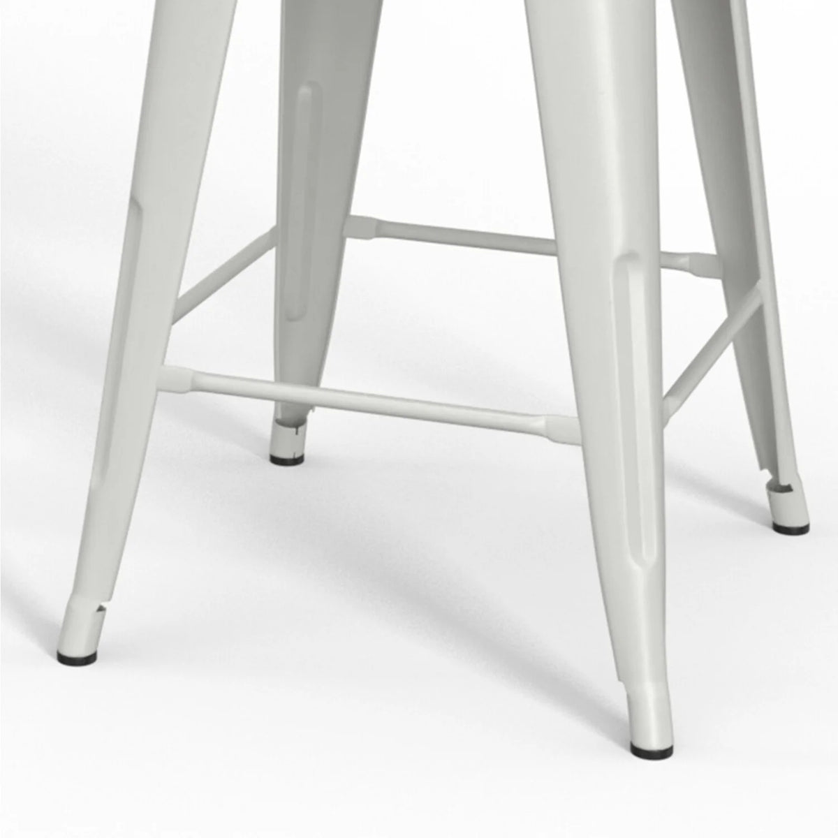 White Counter Height Stool N604568
