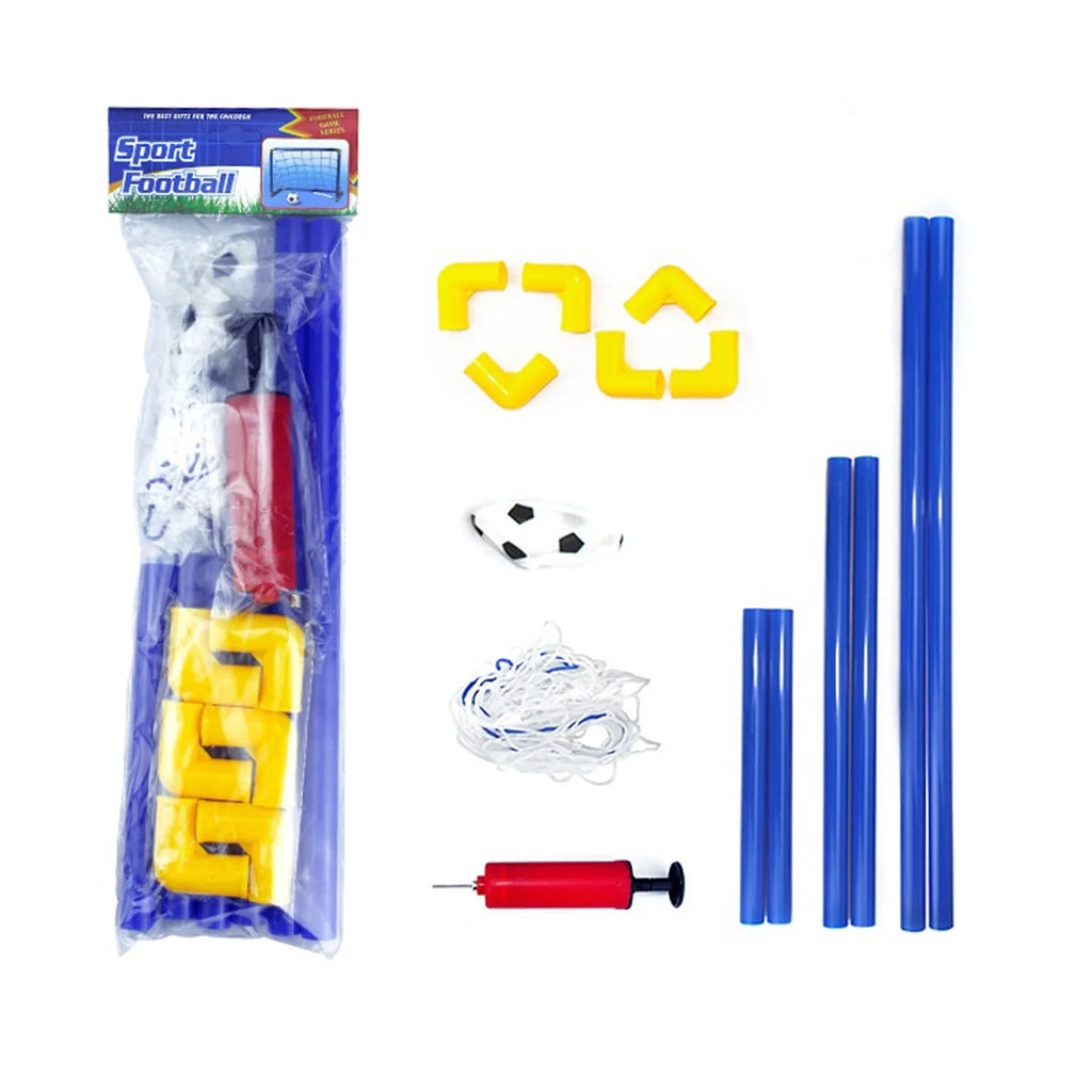 Folding Mini Soccer Ball Goal Post Net Set T7915