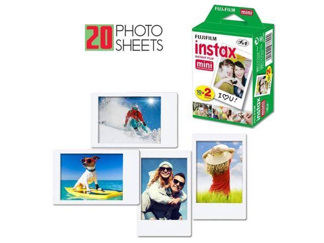 Smokey White Instant Camera with Accessory Kit T3258