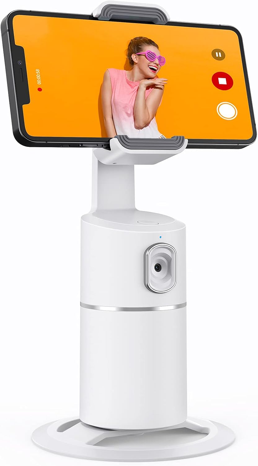 Auto Face Tracking Phone Camera Mount Tripod with Rechargeable Battery N1674