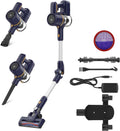 Cordless Stick Vacuum Cleaner with LED Light, 2200mAh, 165W Motor H385