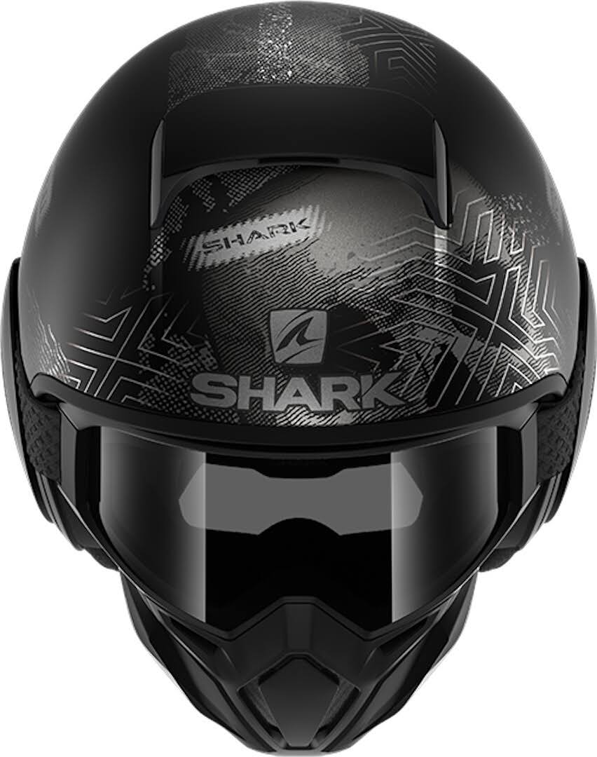 Helmet Street-Drak Krull Black / Green / Glitter - Size L M363