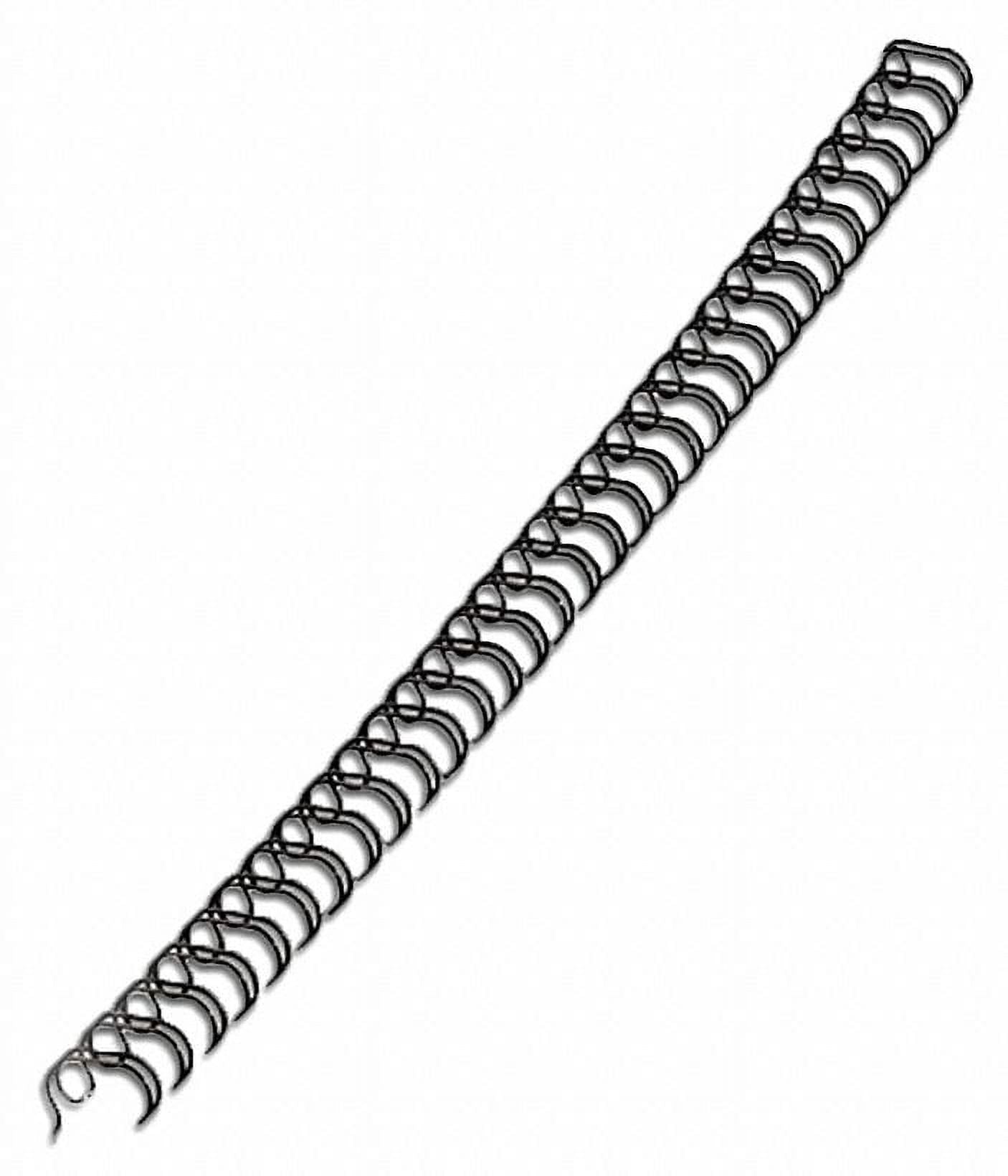 Binding Spines, Wire, 1/4in, Black, PK100 P602