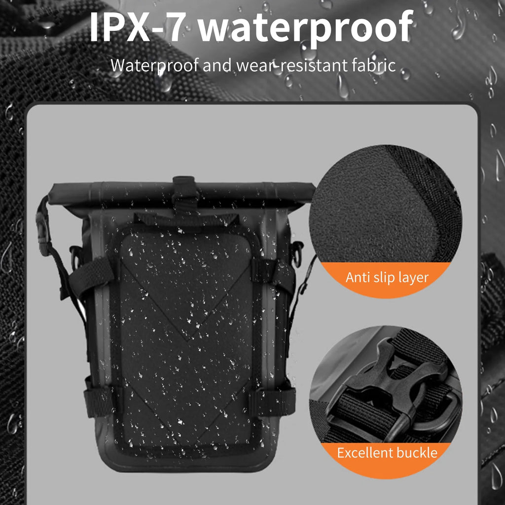 Motorcycle Frame Bag Motorbike Side Bag Full Waterproof 8L W2203