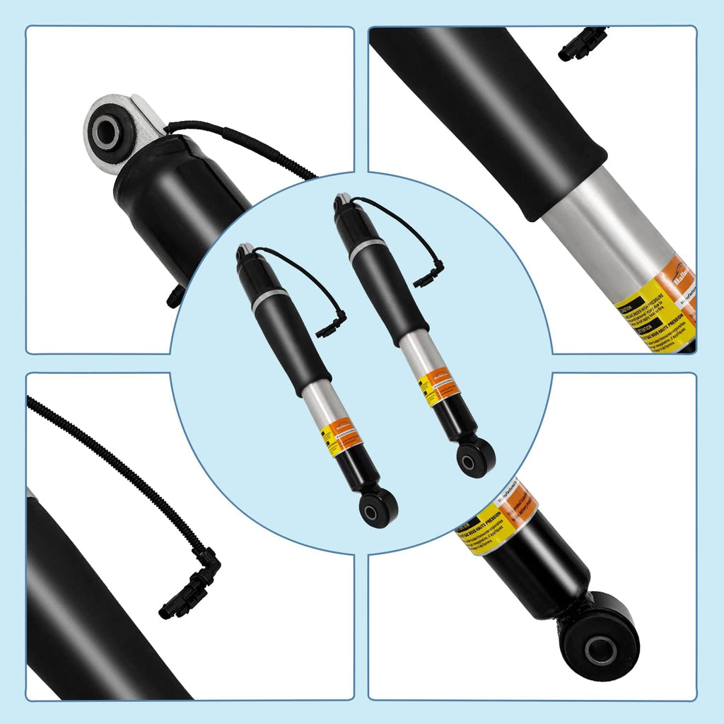 Pair Rear Air Shock Absorber Adjustable Air Shocks and Struts I6572