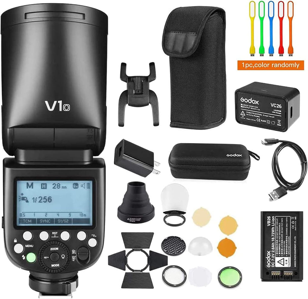 Round head Camera Speedlight with Li-ion battery D2817