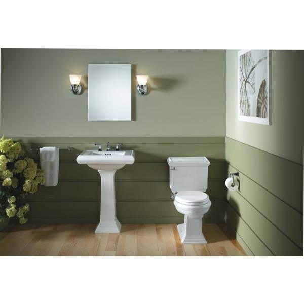 White 2-Piece 1.28 GPF Single Flush Elongated Toilet O9147