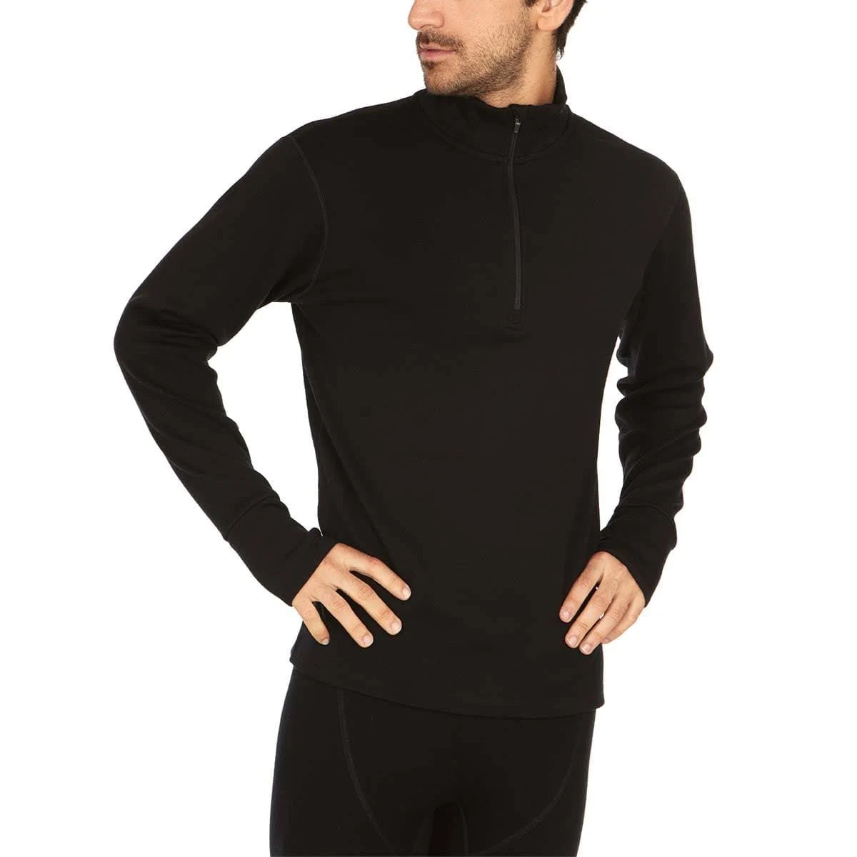 Black XL 1/4 Zip V233