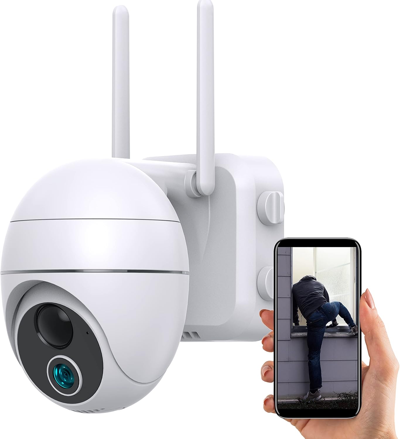 Wireless Outdoor Security Camera with 360° Night Vision N72706