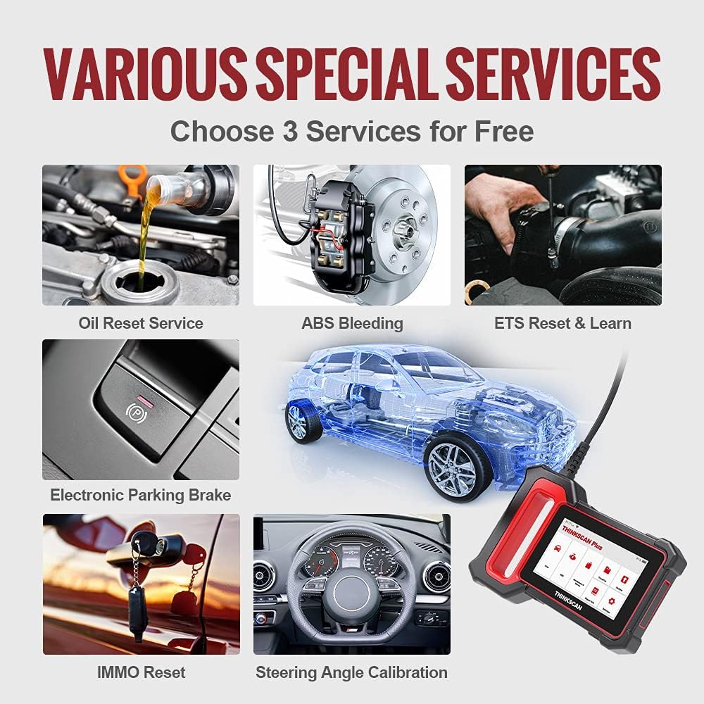 OBD2 Scanner Code Reader with 3 Reset Functions W395260