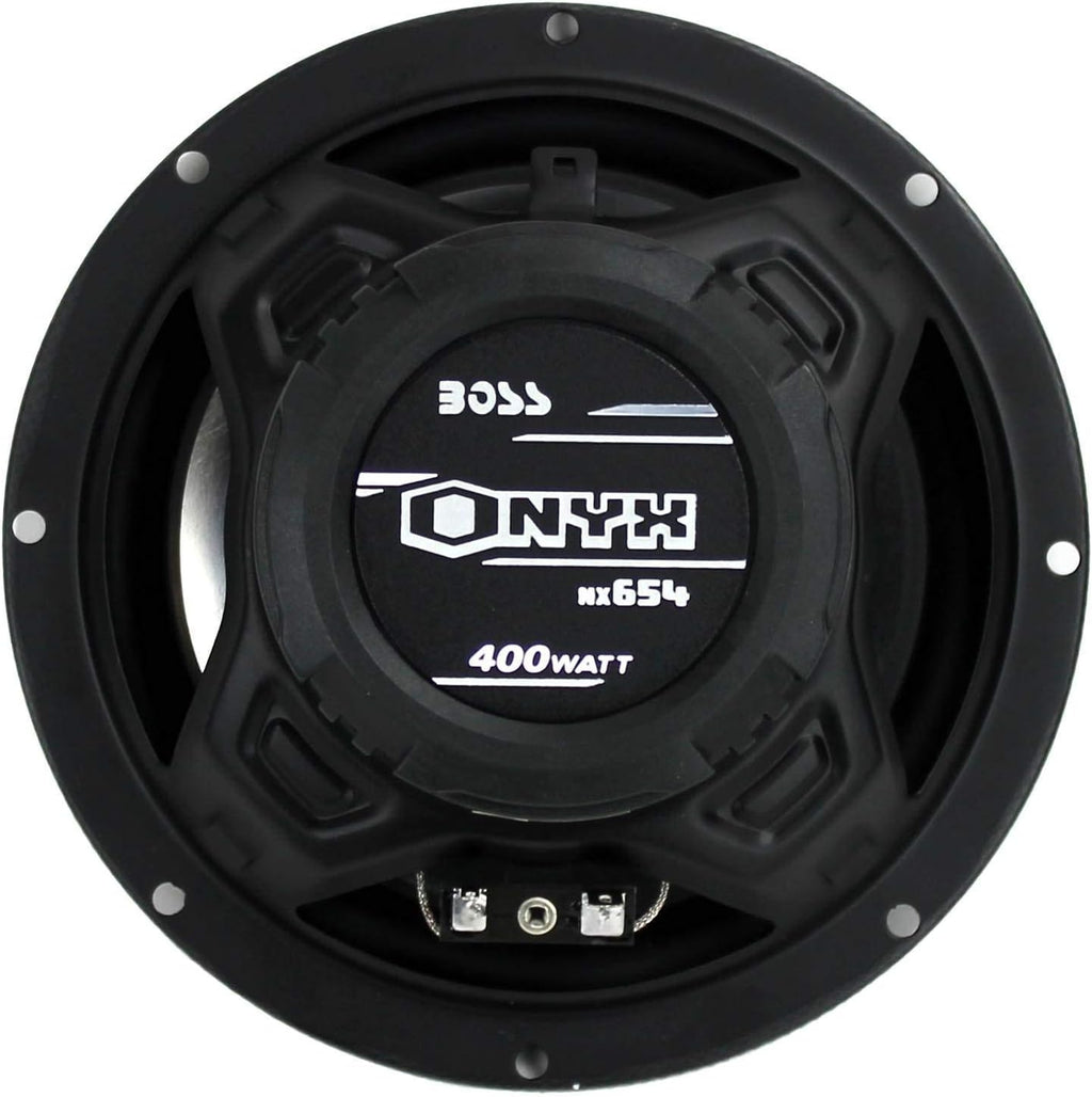 Onyx 6.5 Inch 400 Watt 4-Way 4 Ohm Full Range Car Audio Coaxial Speakers J47219