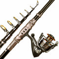 Carbon Fiber Telescopic Fishing Rod with Reel Combo W202908