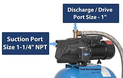 1/2 HP Cast Iron Shallow Well Jet Pump U6835