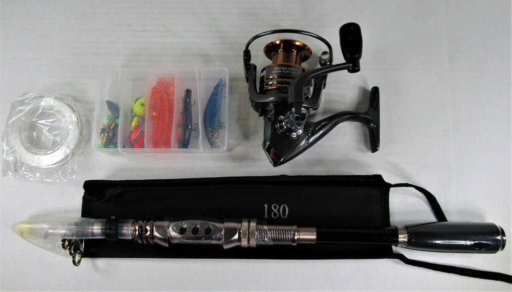 Carbon Fiber Telescopic Fishing Rod with Reel Combo W202908