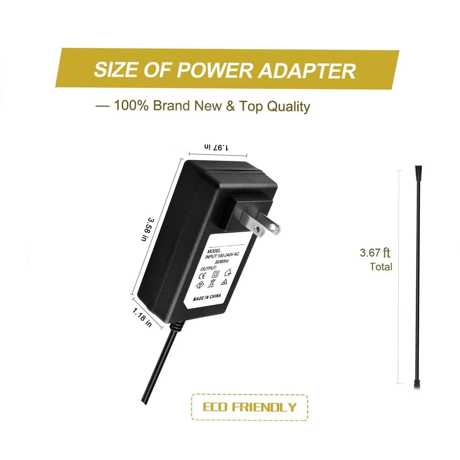 AC / DC Adapter For Naxa NHS-2007 42, NHS-2006 37 Wireless TV Bluetooth Subwoofer Soundbar Speaker System Power Supply Cord Cable PS Wall Home Charger Mains PSU G626
