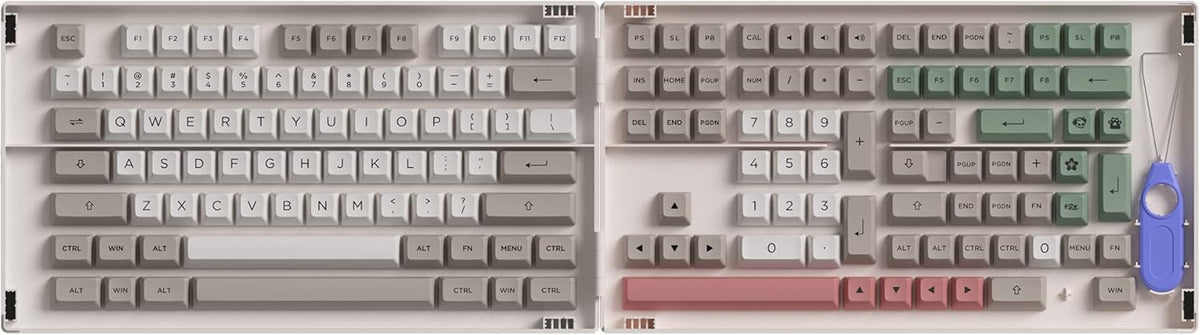 158 Keys PBT Double Shot Keycaps with Collection Box R59660