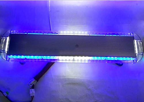 72 LED Car Truck Roof Beacons Emergency Warning Strobe Light Bar 12-24V Blue Red A877