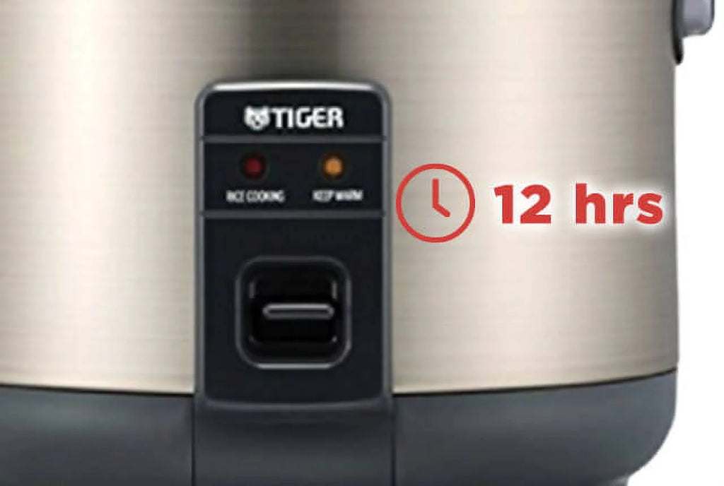 5.5-Cup Stainless Steel Gray Rice Cooker and Warmer D4719