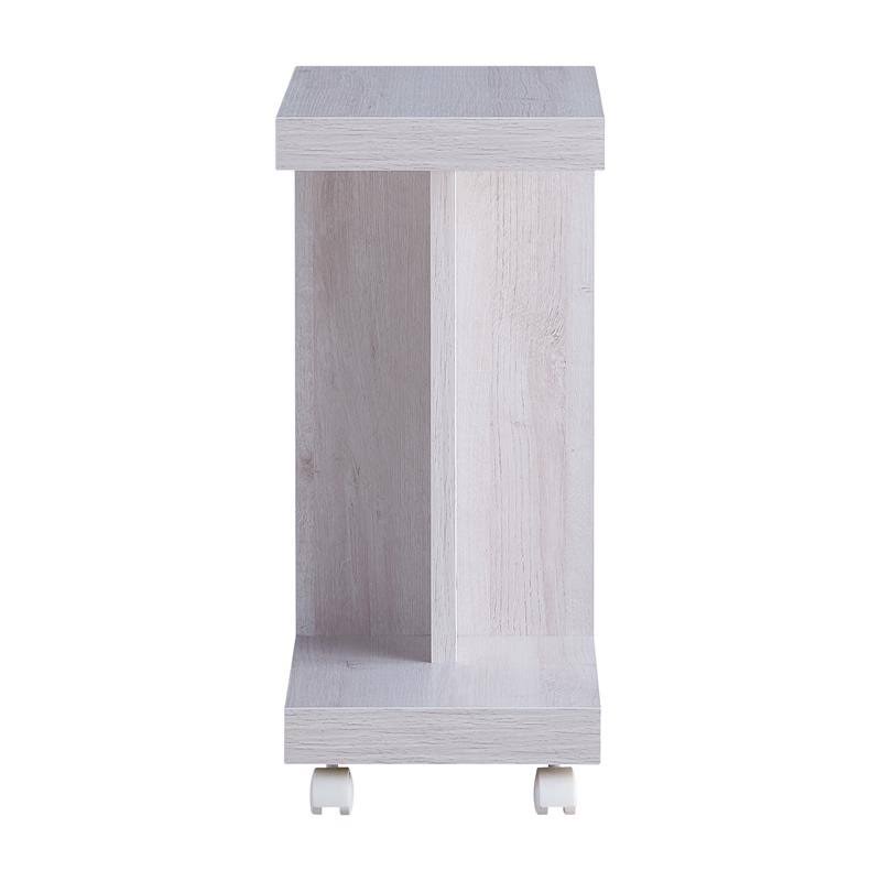 White Oak Wood Mobile End Table G40199