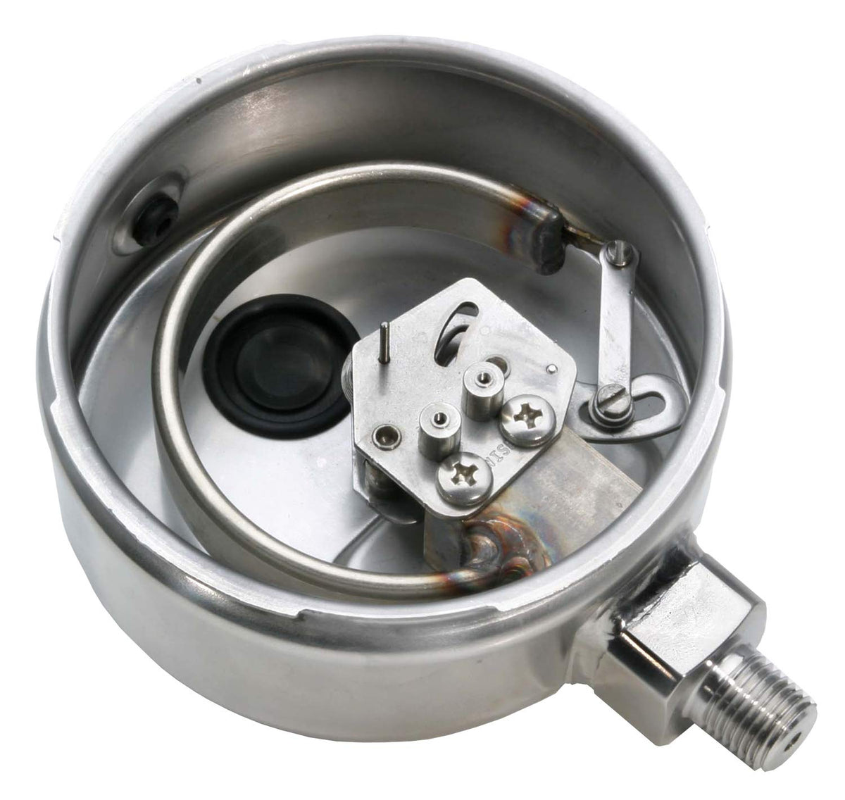 4" Dial Stainless Steel Liquid Filled Pressure Gauge 0 to 200 PSI S4921