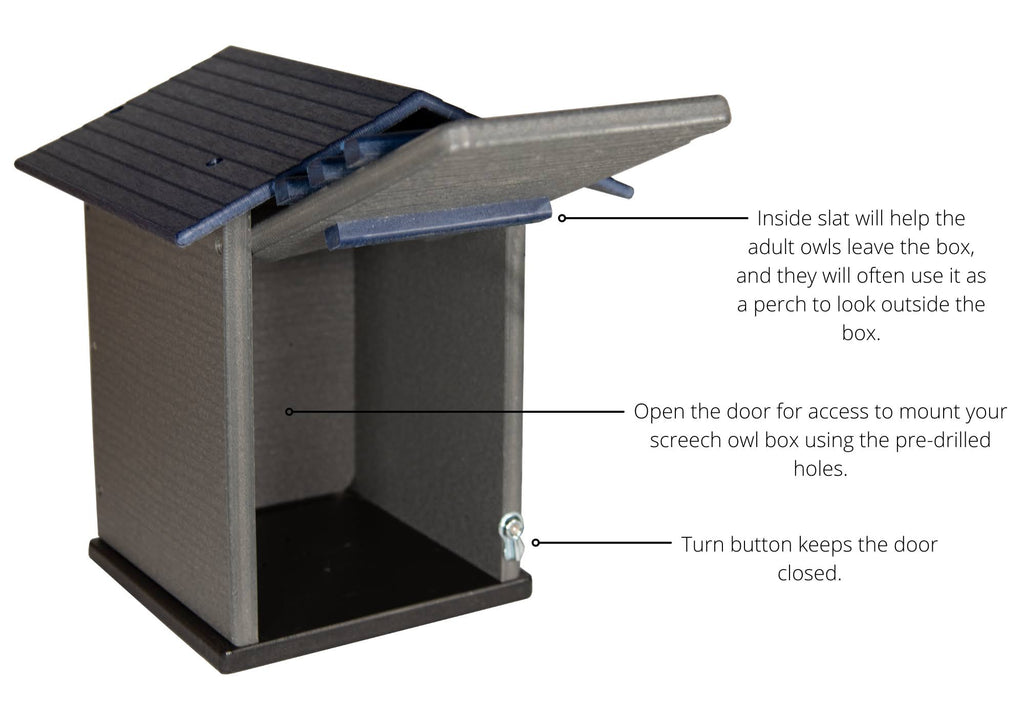 Poly Screech Owl House T4568