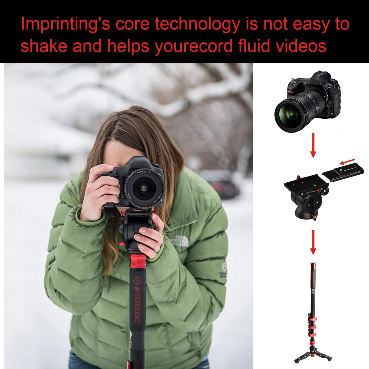 Komodo K5 Tripod Fluid Head with Quick Release Plate I835