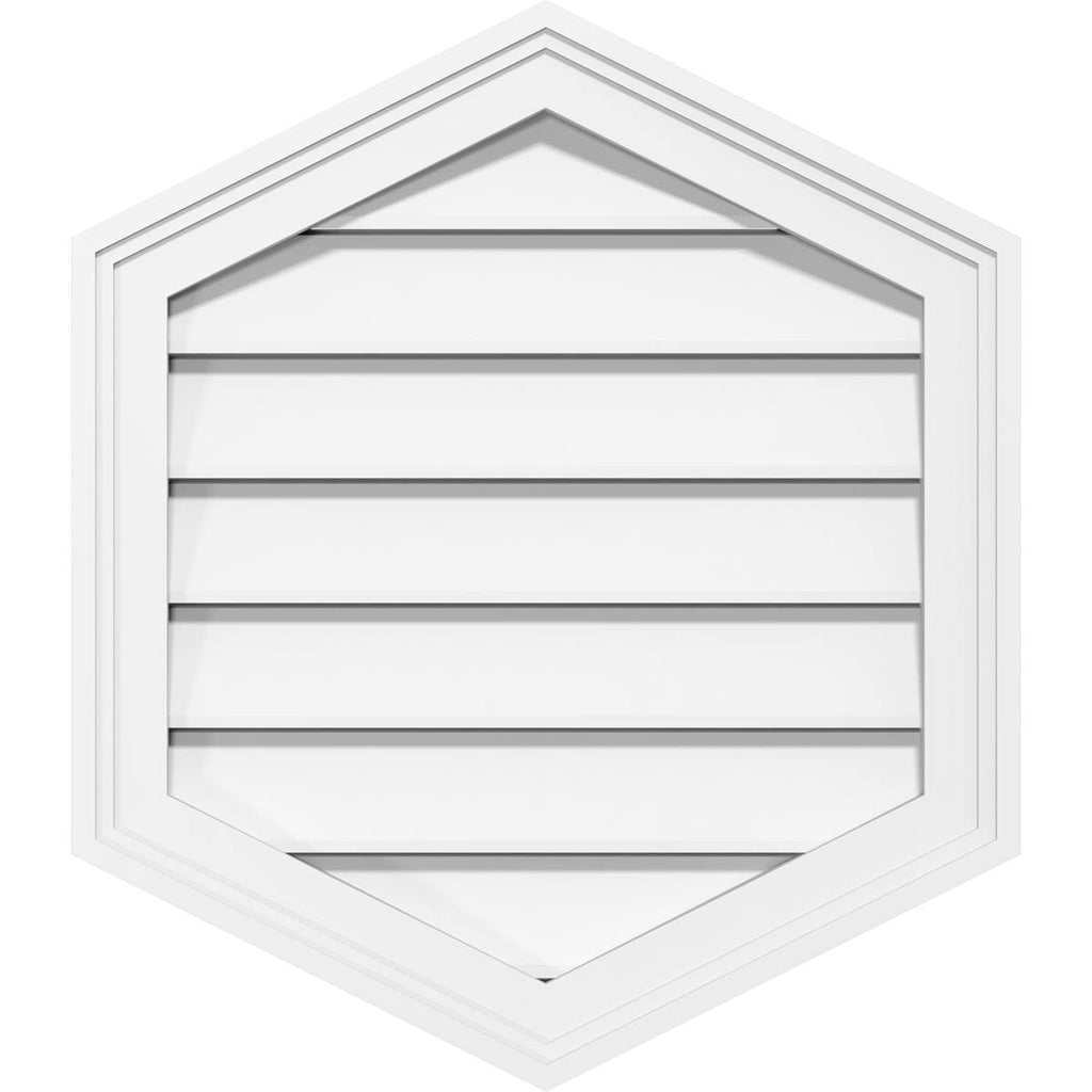 28x22W x 18x22H PVC Gable Vent Y58492