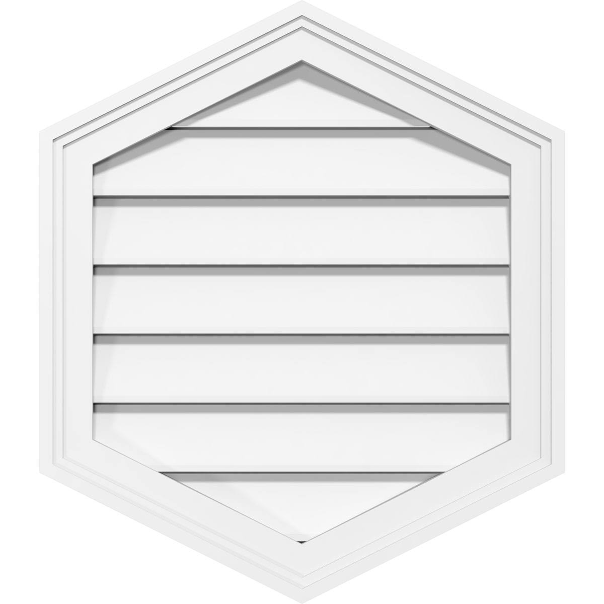28x22W x 18x22H PVC Gable Vent Y58492