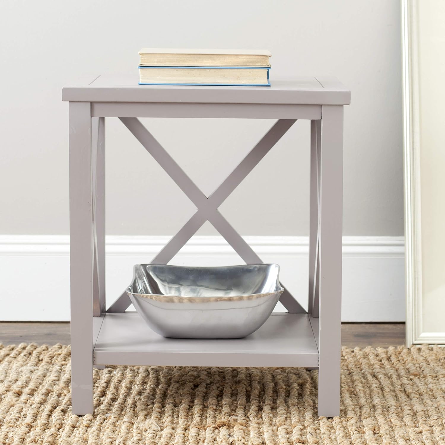 Cross Back End Table I25415