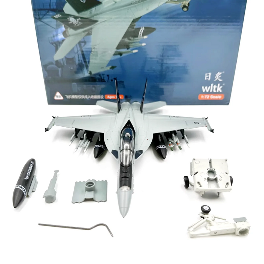 1/72 Scale F/A-18F Super Hornet Fighter Model Alloy Construction H9456