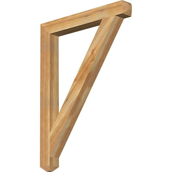 Traditional Craftsman Rough Sawn Bracket, Western Red Cedar X467902