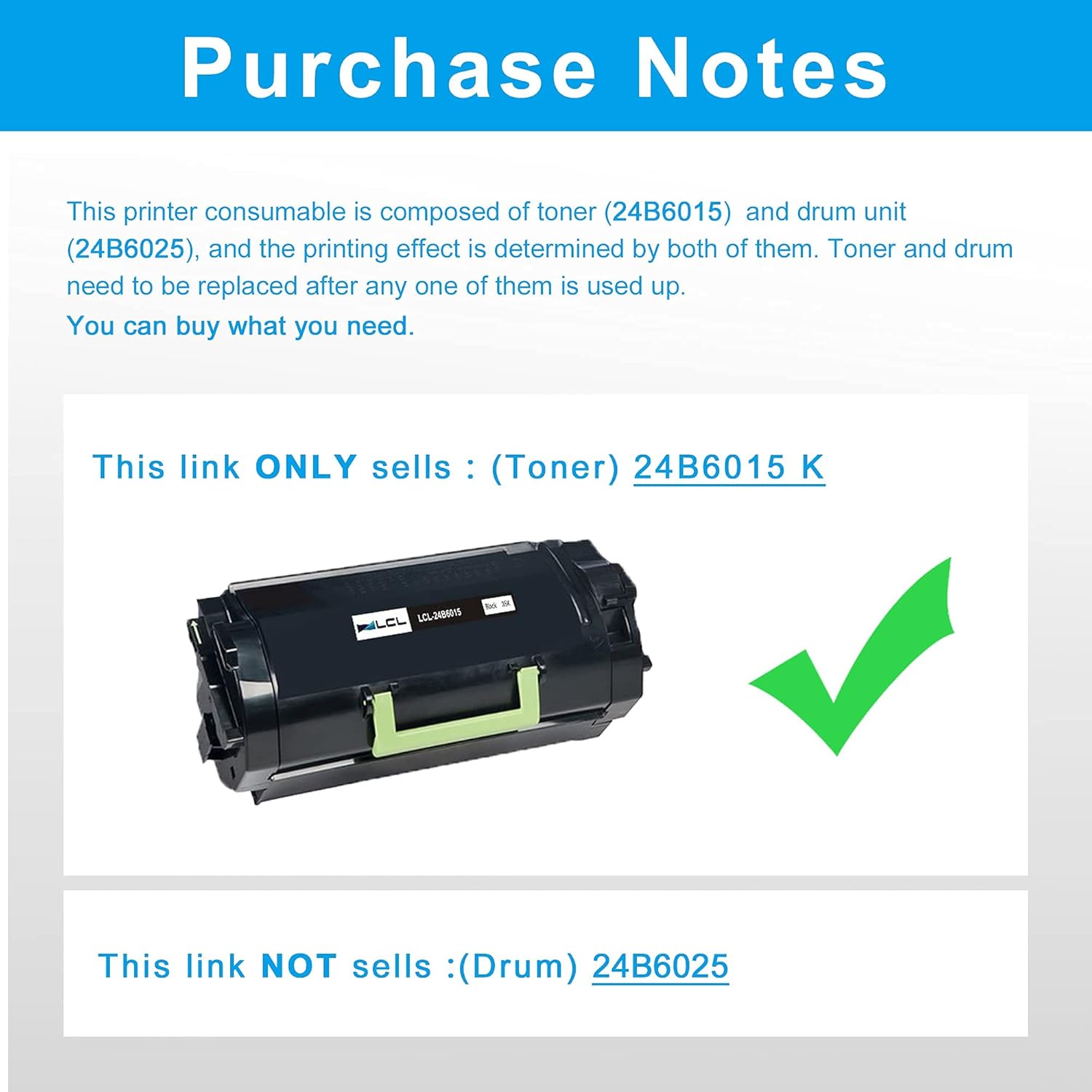 Compatible Black Toner Cartridge 1-Pack Z19693