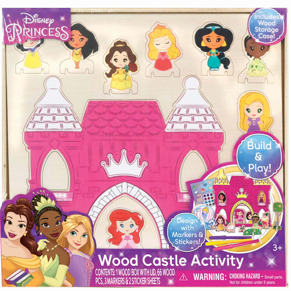 Wood Castle Building and Decorating Set S485