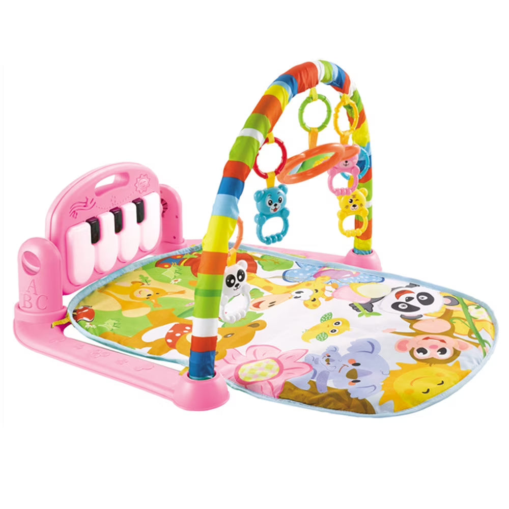 Playmat with Hanging Mirror Musical Activity Center Tummy Time Play Mat D228101