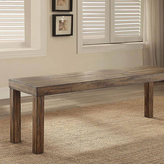Rustic Oak Small Bench J124