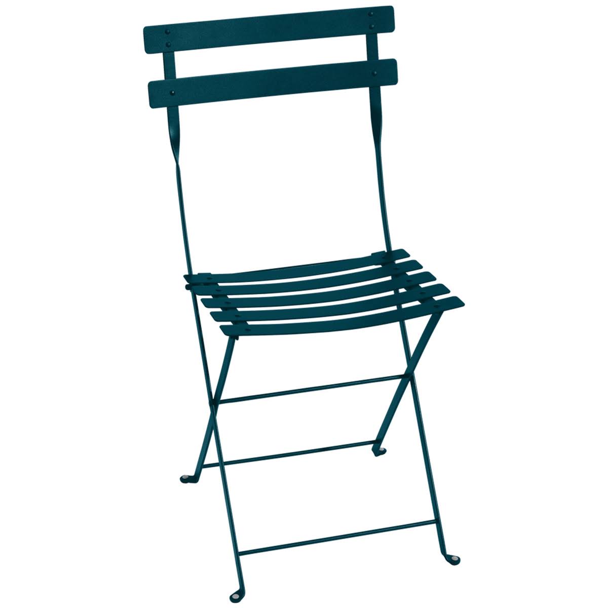Acapulco Blue Metal Bistro Chair, 2 Pcs D171