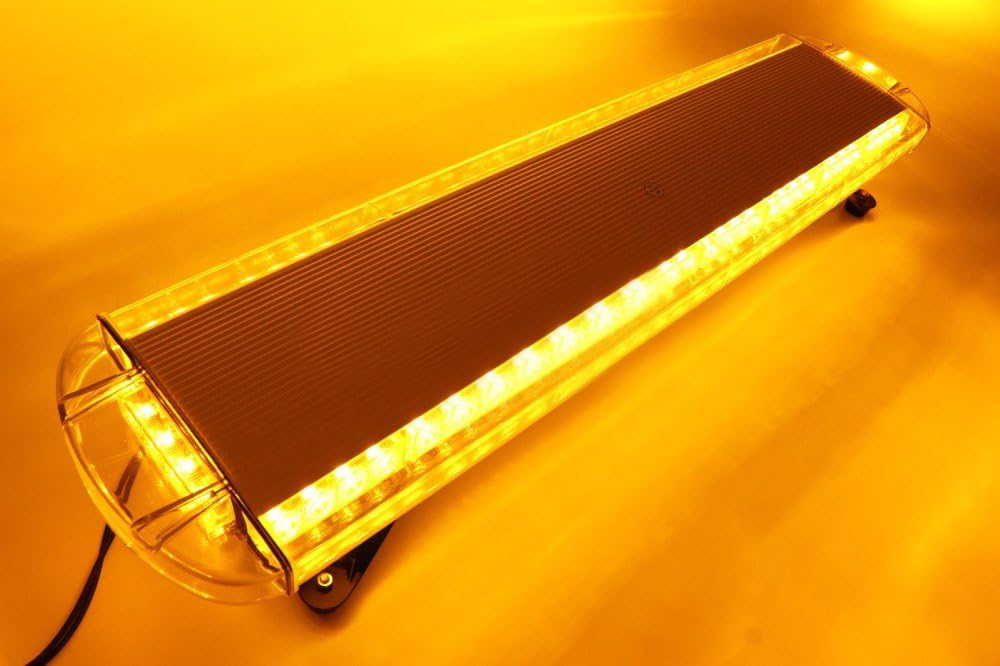 72 LED Car Truck Roof Beacons Emergency Warning Strobe Light Bar 12-24V Blue Red A877