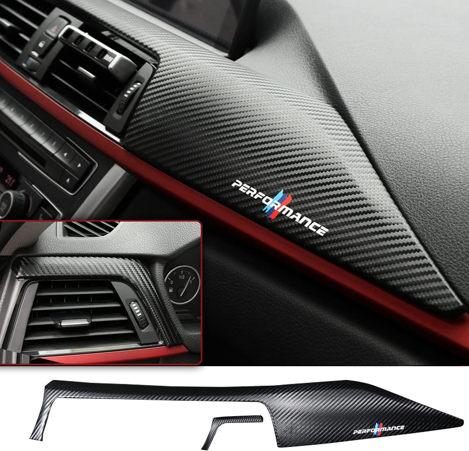 Car Dashboard Panel Frame Cover Trim Sticker Interior Decoration X7083