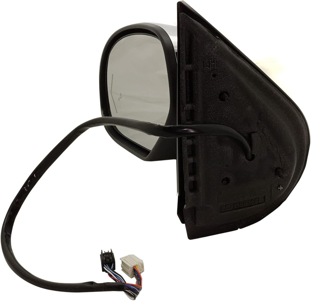Chrome Heated Power Folding Mirror for 2007-2014 Chevrolet Tahoe Cadillac Escalade S304