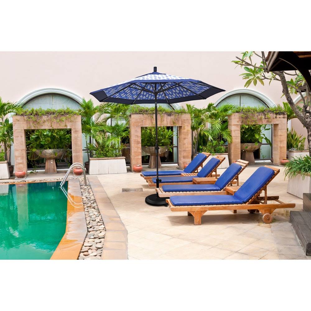 Bronze Aluminum Market Umbrella with Collar Tilt X768040