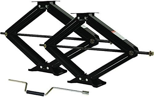 30" Scissor Jack with Crank Handle, Pack of 2 K494