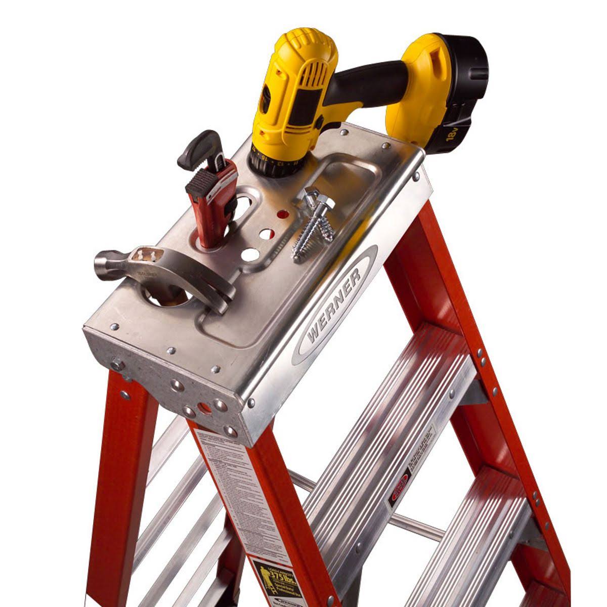 7 ft Fiberglass 375 lb Capacity Stepladder S135610