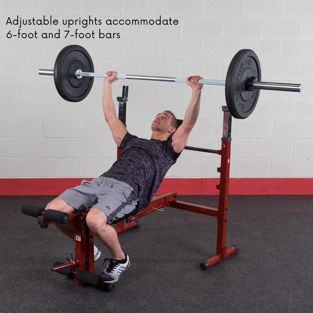 Adjustable Olympic Folding Weight Bench V7458