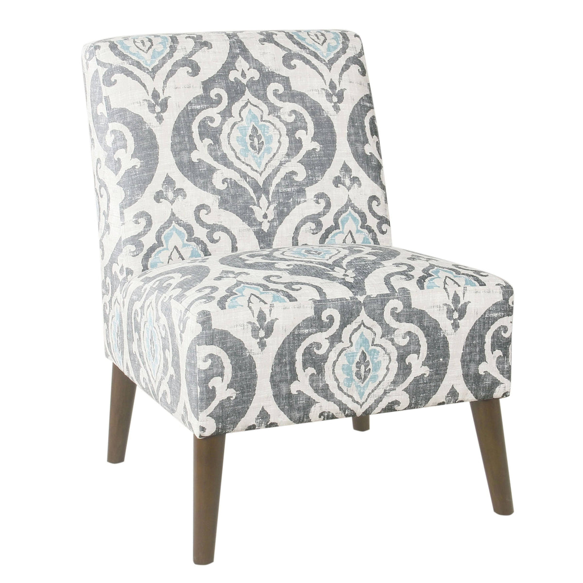 Navy Blue Armless Dining Accent Chair H79783