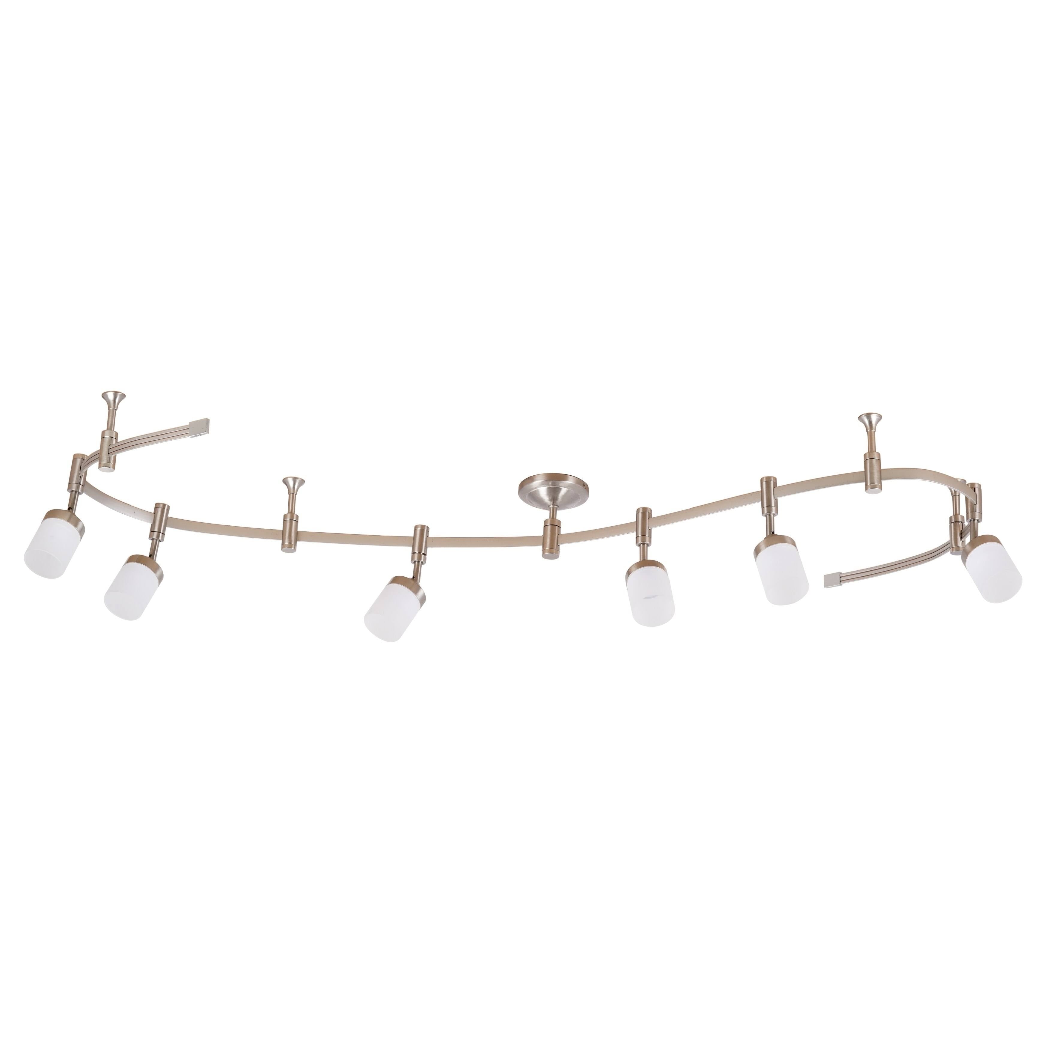 6-Light LED Flex Track Brushed Nickel U799614