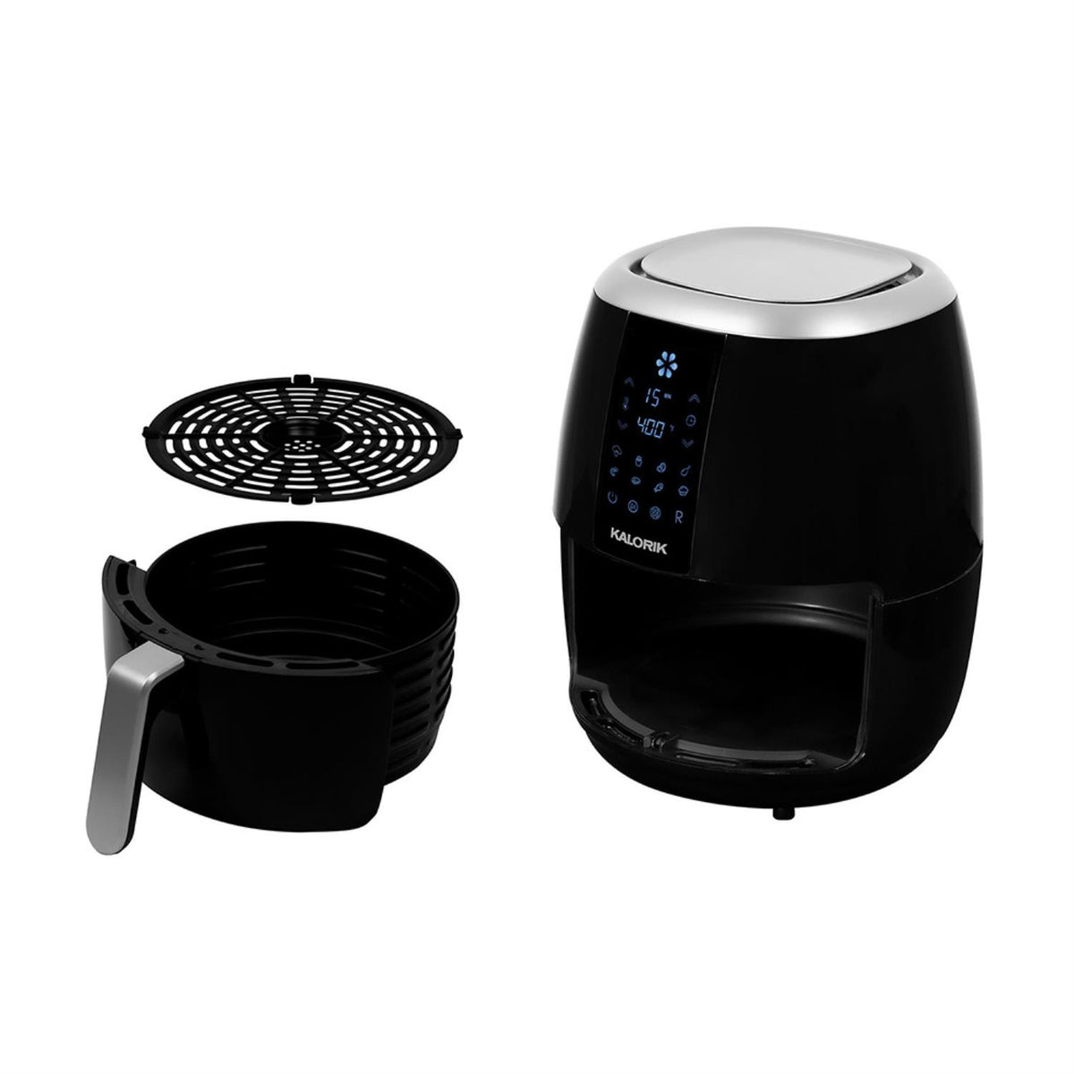 3.2 Quart Touchscreen Digital Air Fryer, Black B486529