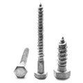 3/8 inch-7 x 5 1/2 inch Hex Lag Screw Low Carbon Steel Hot Dip Galvanized Pk 112 P6960