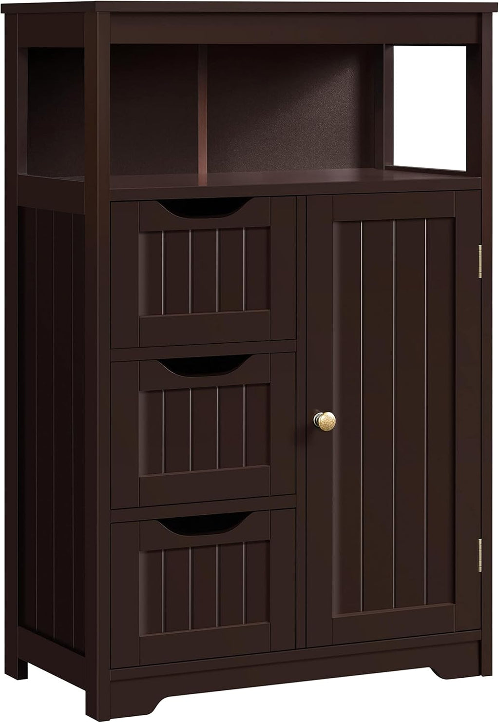 Navy Blue Wooden Bathroom Floor Cabinet C8166